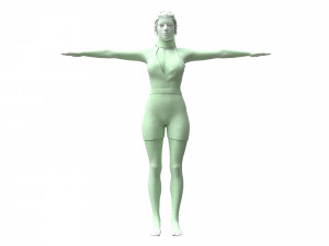 women swimsuit louis vuitton 3D 모델