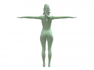 women swimsuit louis vuitton 3D 모델