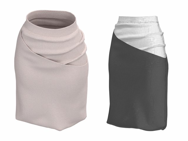 skirt 1 Modelo 3D .c4d .max .obj .3ds .fbx .stl .blend 