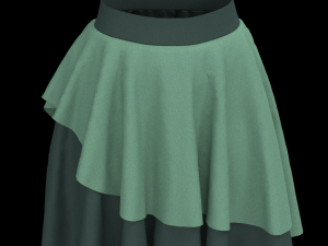 skirt 4 Modelo 3D