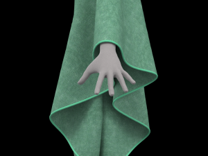 green dress Model 3D