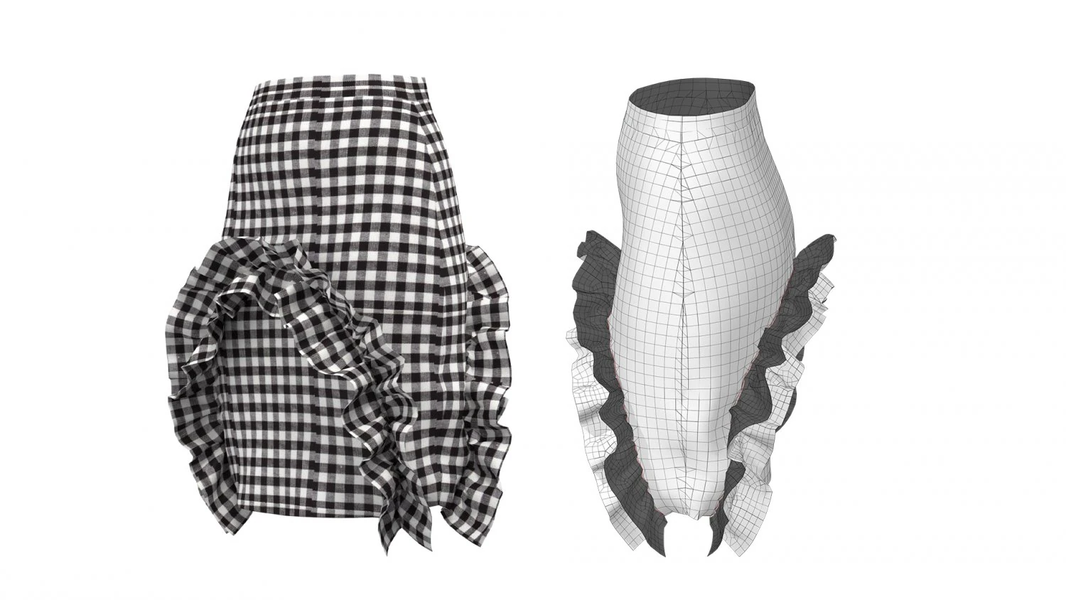 skirt 10 3D Model .c4d .max .obj .3ds .fbx .stl .blend