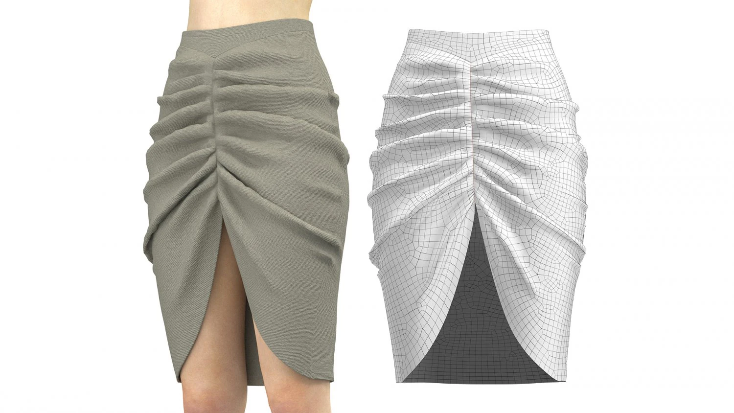 skirt 12 3D Model .c4d .max .obj .3ds .fbx .stl .blend 