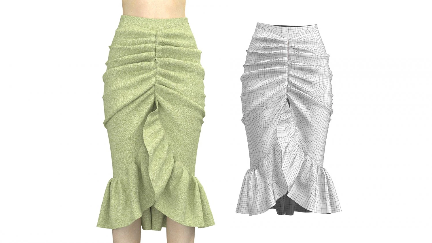 skirt 13 3D Model .c4d .max .obj .3ds .fbx .stl .blend 