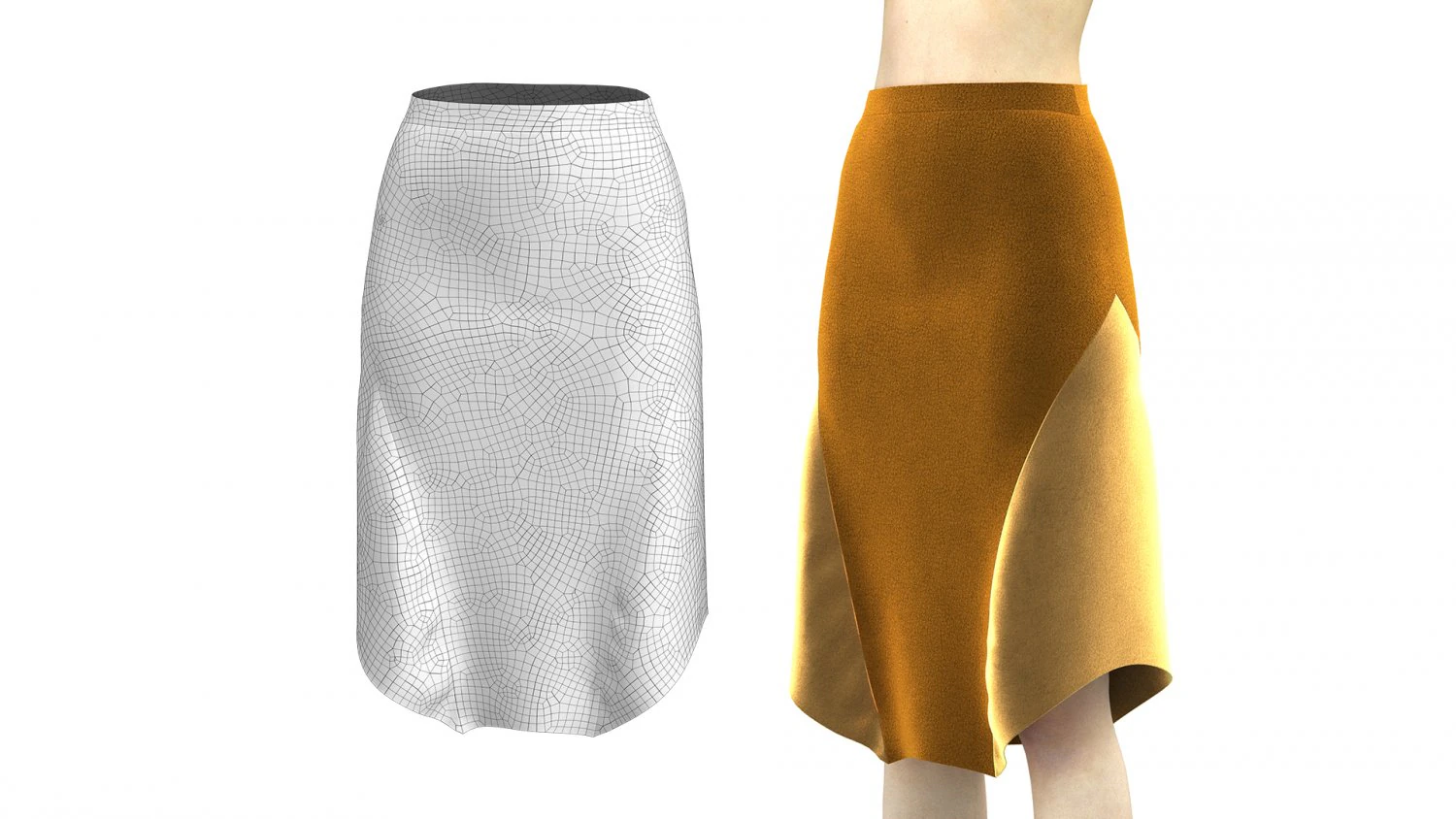 skirt 16 3D Model .c4d .max .obj .3ds .fbx .stl .blend 