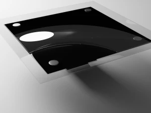유리 테이블 3D 모델