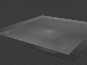 glass table 3D Модель