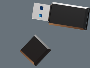 usb flash 3 3D Model