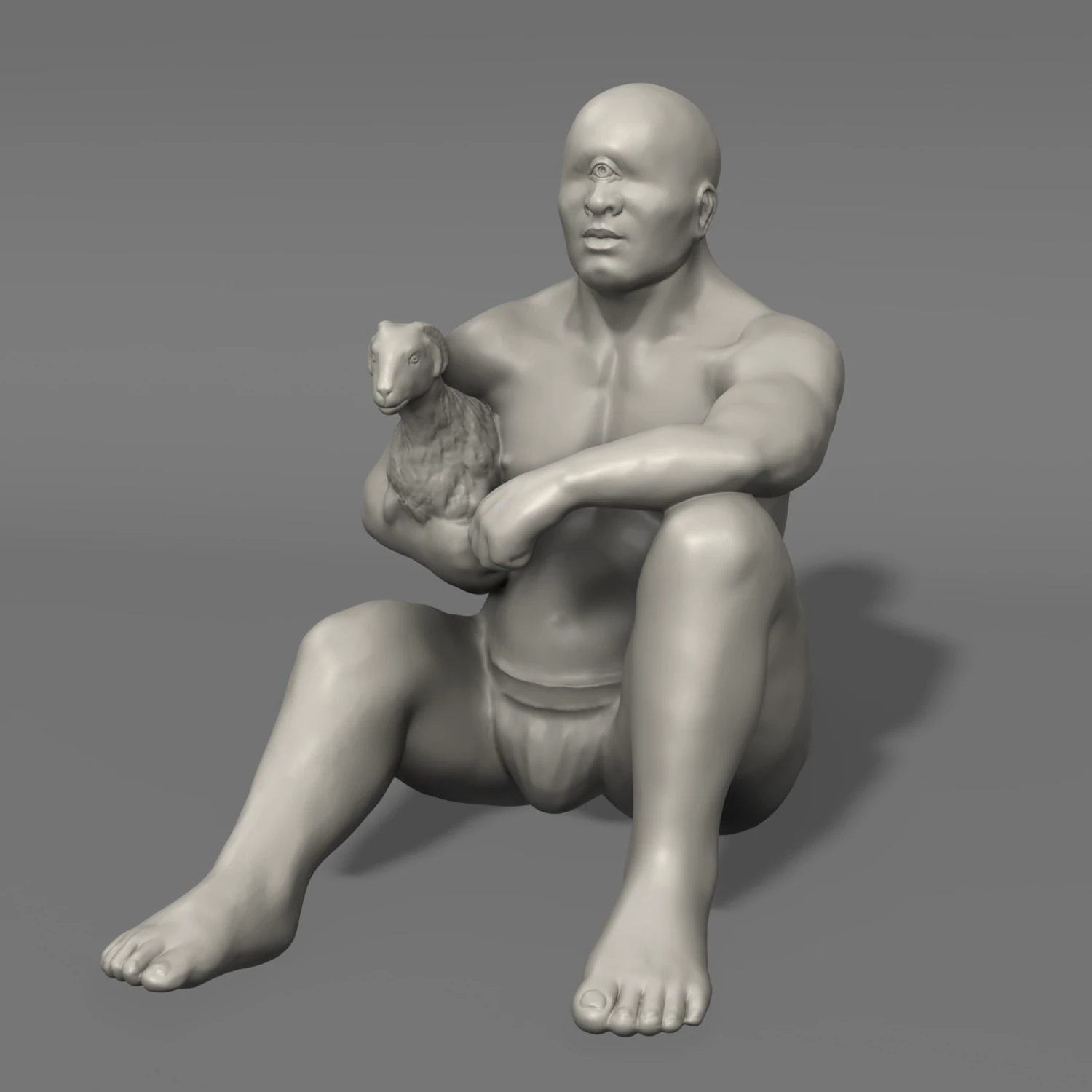 cyclops 3D Print Model .c4d .max .obj .3ds .fbx .stl .blend 