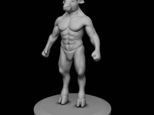 Minotaur 3d print Modelo de impresión 3D
