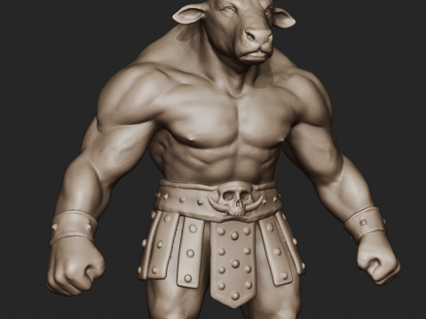 Minotaur 3D Print Model