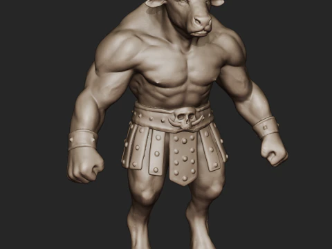 Minotaur 3D Print Model