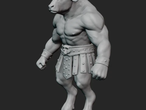 Minotaur 3D Print Model