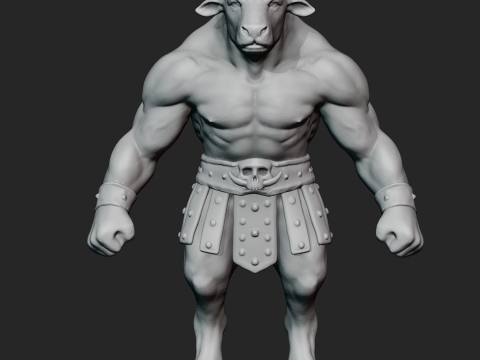 Minotaur 3D 打印模型