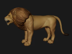 Lion 3D Print Model