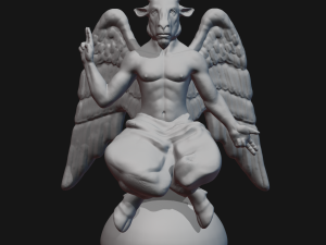 baphomet 3D Print Model