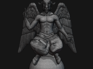 baphomet Modello di stampa 3D