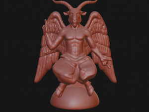 baphomet Modello di stampa 3D
