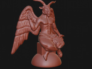 baphomet Modello di stampa 3D