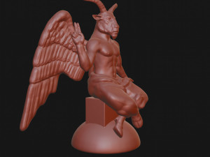 baphomet Modello di stampa 3D