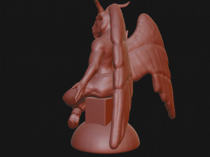 baphomet Modello di stampa 3D