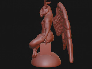 baphomet Modello di stampa 3D