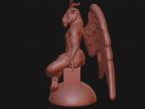 baphomet 3D Print Model