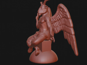 baphomet Modello di stampa 3D