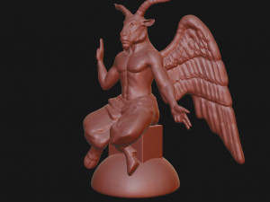 baphomet Modello di stampa 3D