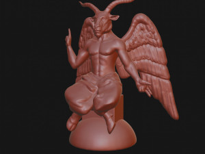 baphomet Modello di stampa 3D
