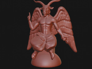 baphomet Modello di stampa 3D