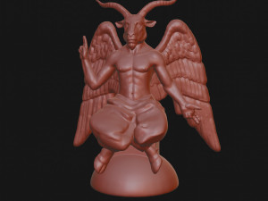baphomet Modello di stampa 3D