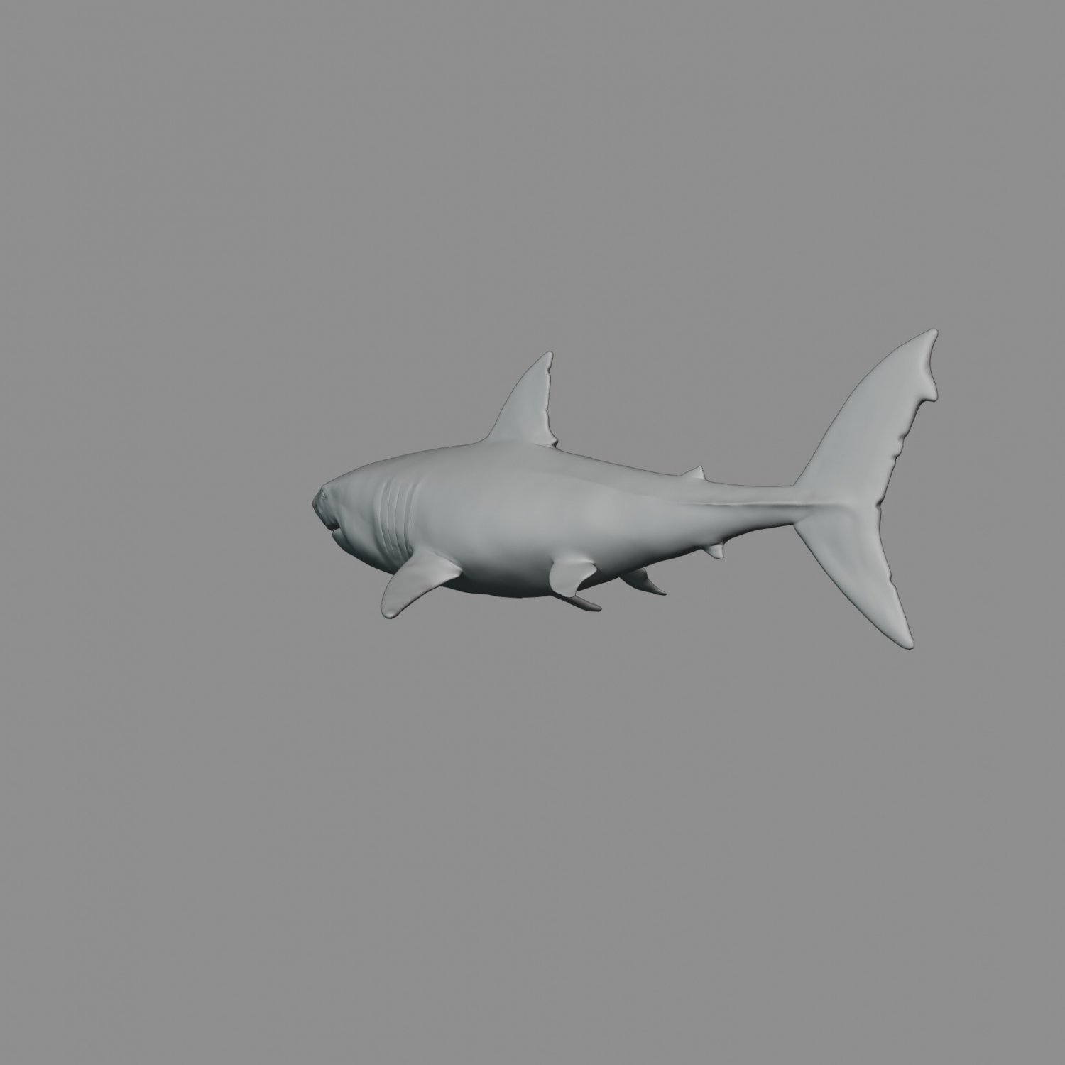 Great White Shark, 3D CAD Model Library