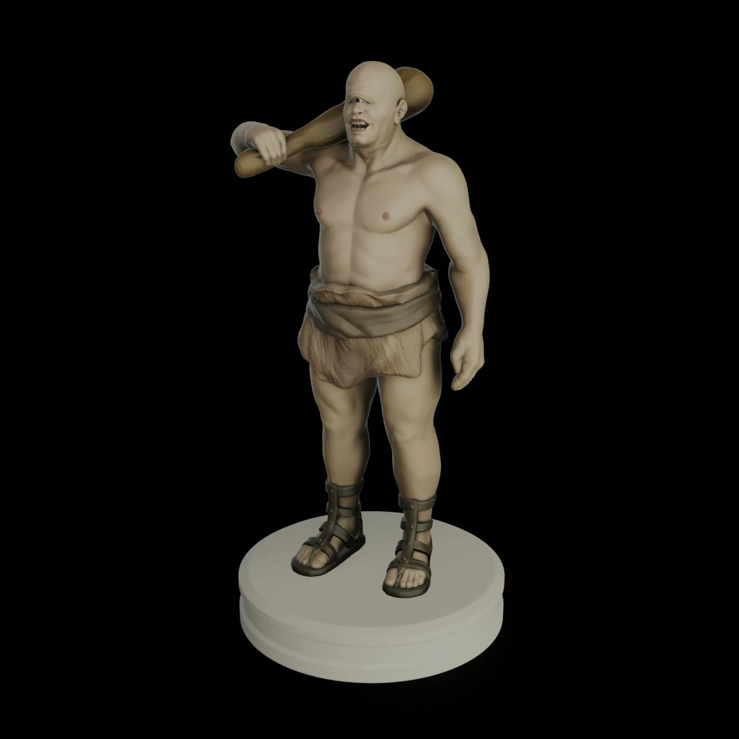 cyclops 3D Print Model .c4d .max .obj .3ds .fbx .stl .blend 