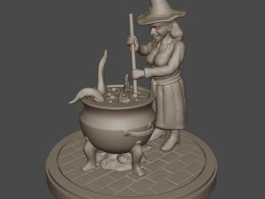 brasserie de sorci&egrave;re Modèles 3D en vedette