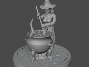 brasserie de sorci&egrave;re Modèles 3D en vedette