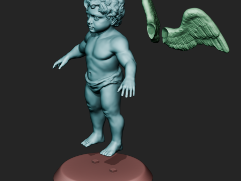 Cherub baby angel 3D Baskı Modeli