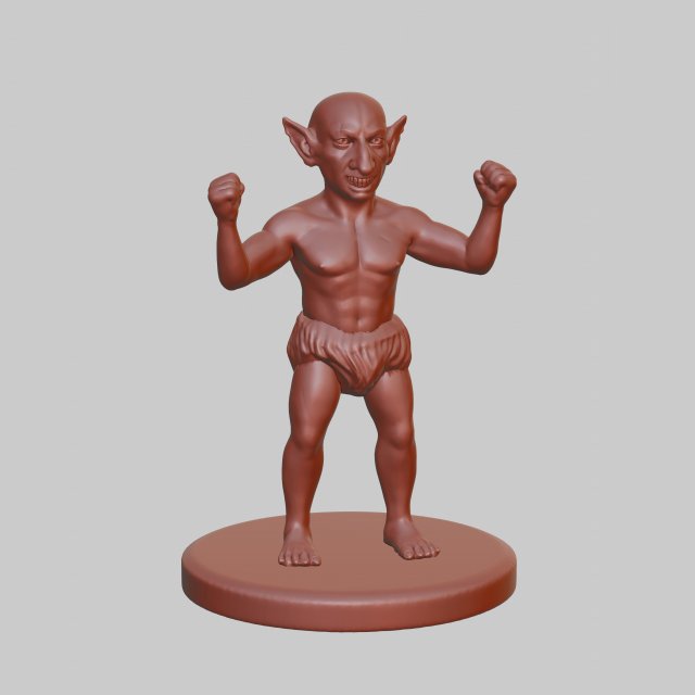 goblin miniature 3d print 3D 打印模型 .c4d .max .obj .3ds .fbx .stl .blend 