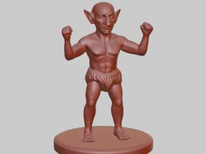 impress&atilde;o 3D em miniatura de goblin Modelo de Impressão 3D