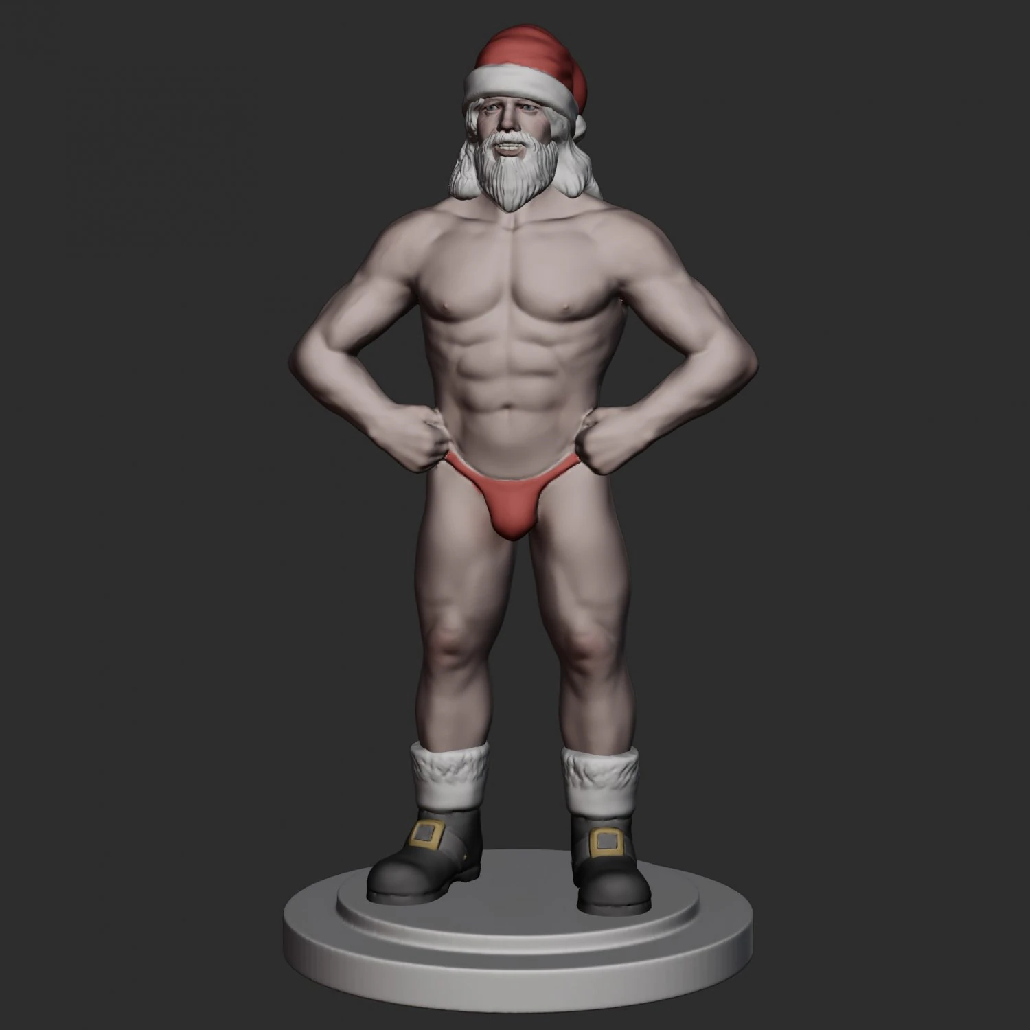 Bad Santa 3D Print 3D Print Model .c4d .max .obj .3ds .fbx .stl .blend 