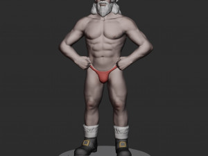 Bad Santa 3D Print 3D Print Model