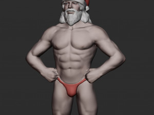 Bad Santa 3D Print Modèles 3D en vedette