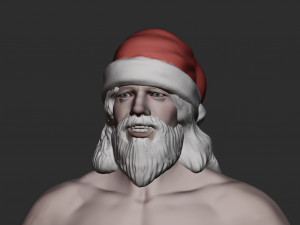 Bad Santa 3D Print Modèles 3D en vedette
