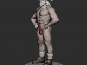 Bad Santa 3D Print Modèles 3D en vedette