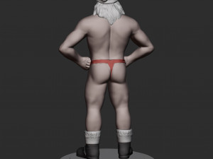 Bad Santa 3D Print Modèles 3D en vedette