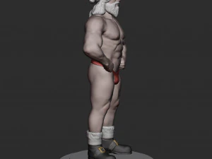 Bad Santa 3D Print 3D Print Model