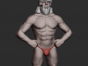 Bad Santa 3D Print Modèles 3D en vedette