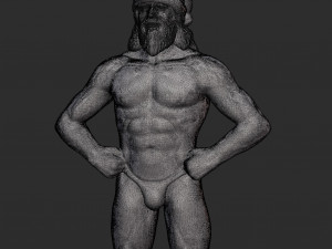 Bad Santa 3D Print Modèles 3D en vedette