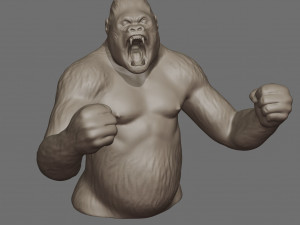 King Kong 3D Print 3D 模型