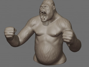 King Kong 3D Print 3D Model